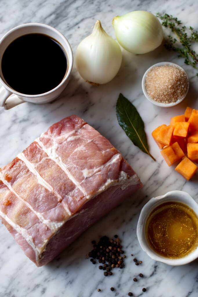 Delia Smith Roast Glazed Gammon Ham Recipe