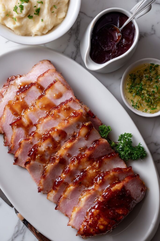 Delia Smith Roast Glazed Gammon Ham Recipe