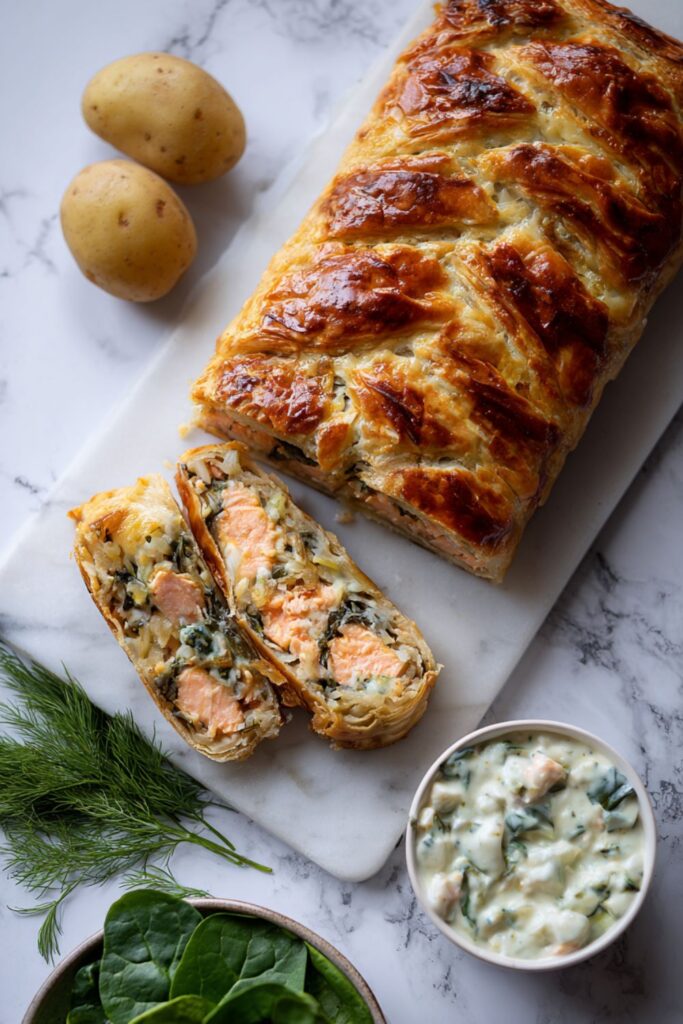 Delia Smith Salmon Coulibiac Recipe