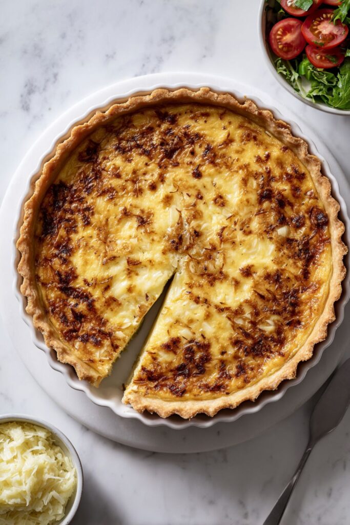 Delia Smith Cheese and Onion Quiche Recipe