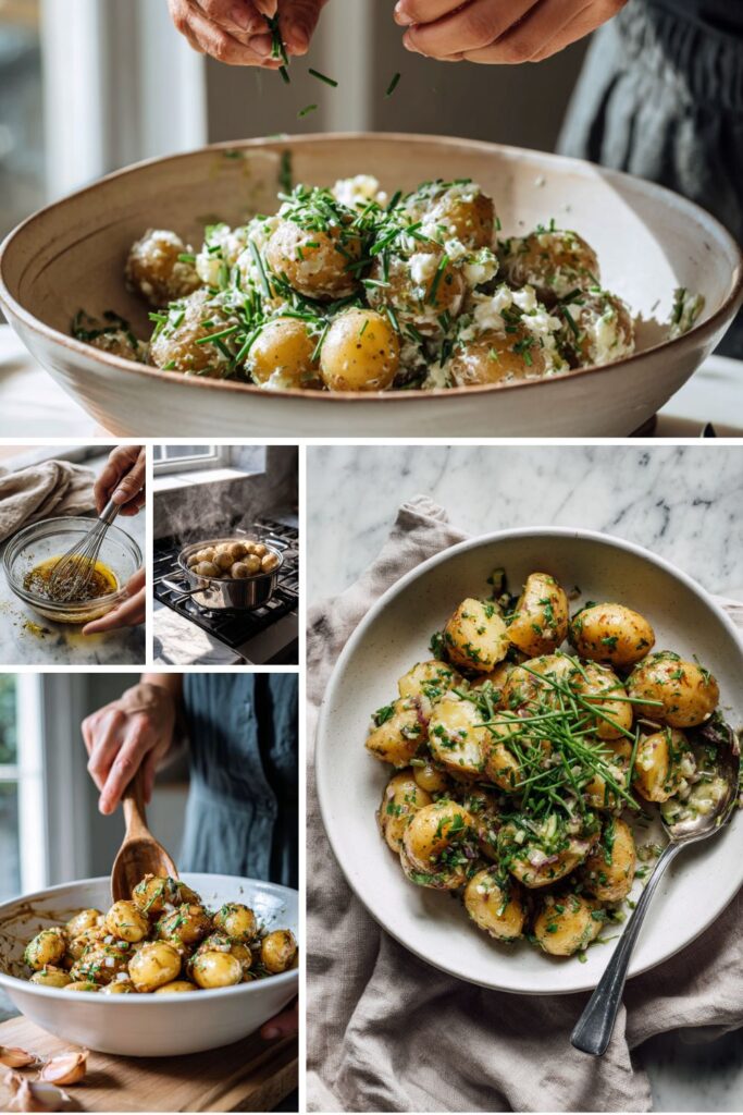 Delia Smith Anya Potato Salad with Shallots Recipe