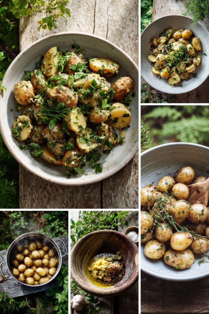 Delia Smith New Potato Salad With Mint And Chives Recipe