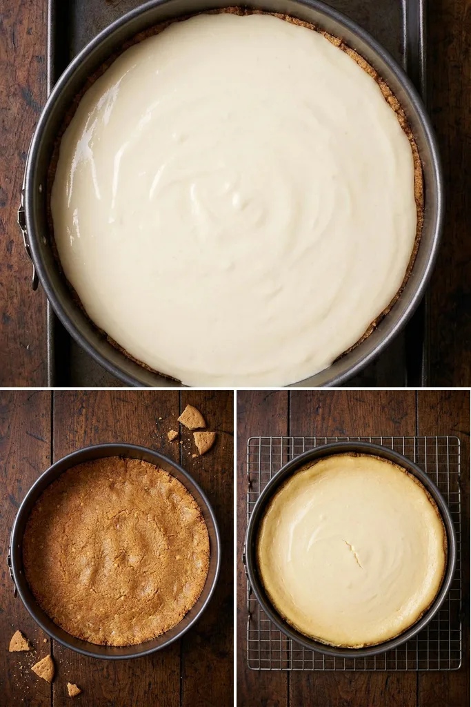 Vanilla cheesecake recipe steps