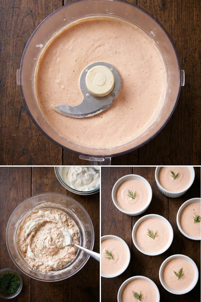 Salmon mousse recipe steps