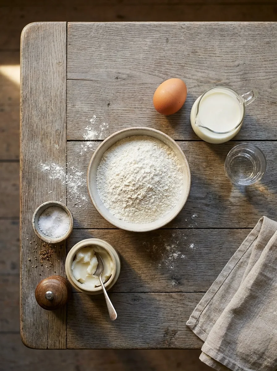 Ingredients for Yorkshire puddings