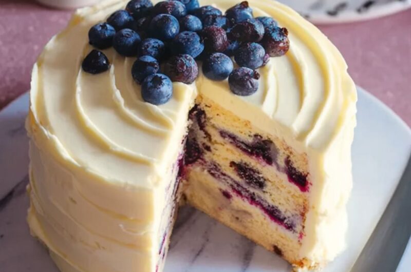 Delia Smith Lemon and Blueberry Cake Recipe