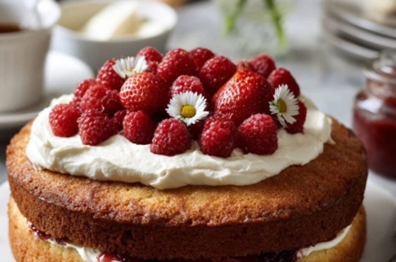 Delia Smith Victoria Sponge All In One Recipe - Delia Smith Recipes