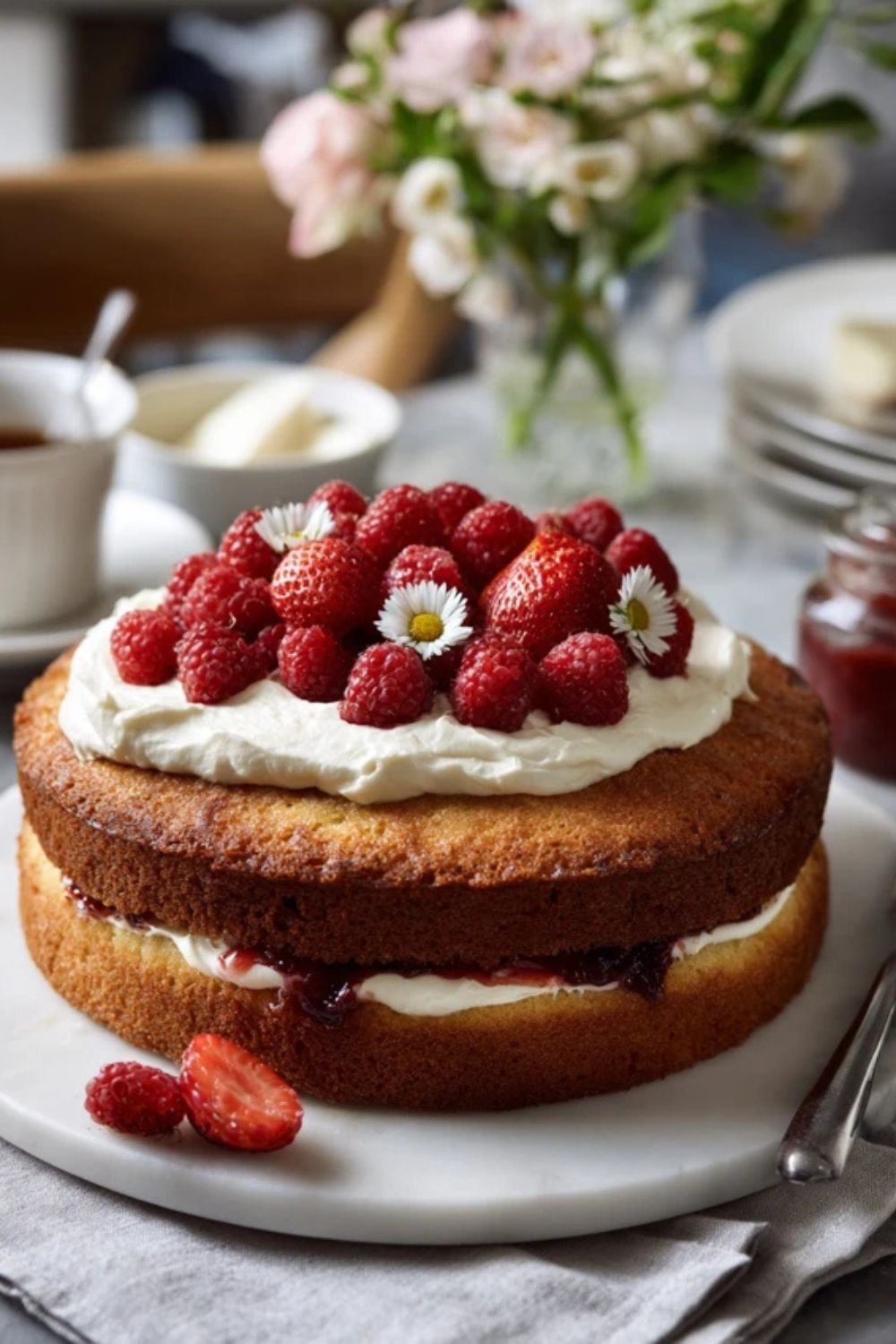 Delia Smith Victoria Sponge All In One Recipe - Delia Smith Recipes