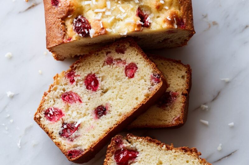 Delia Smith Cherry and Coconut Cake Recipe