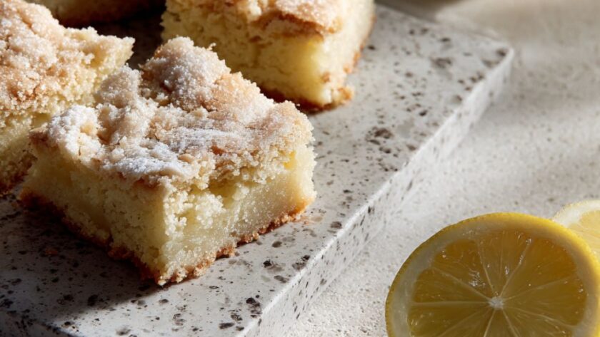 Delia Smith Lemon Drizzle Tray Bake Recipe