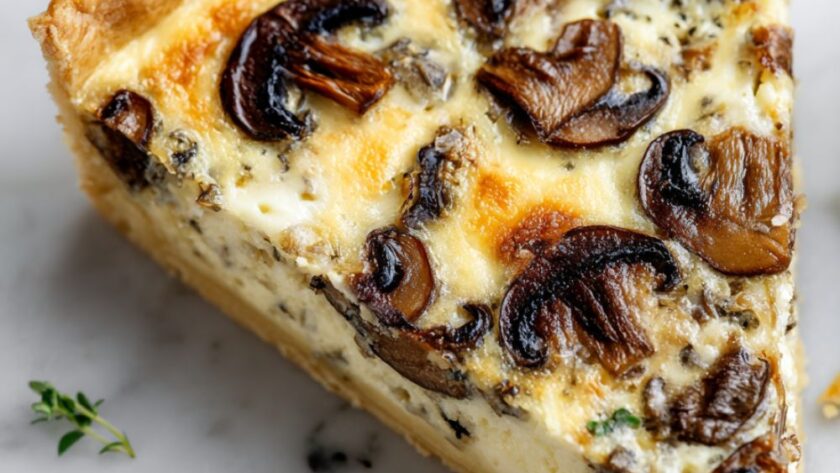 Delia Smith Mushroom Quiche Recipe