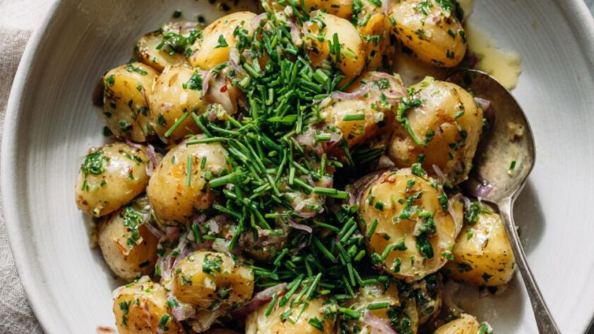 Delia Smith Anya Potato Salad with Shallots Recipe