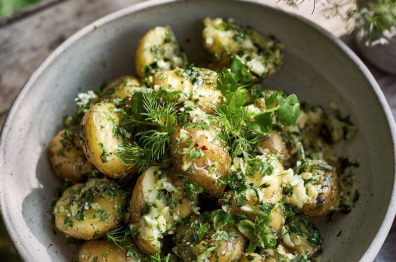 Delia Smith New Potato Salad With Mint And Chives Recipe
