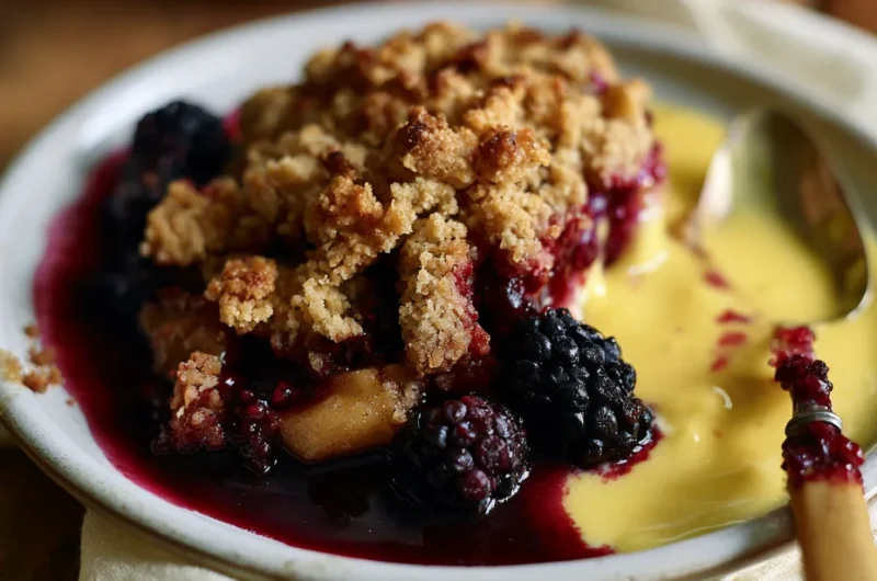 Delia Smith Blackberry and Apple Crumble Recipe