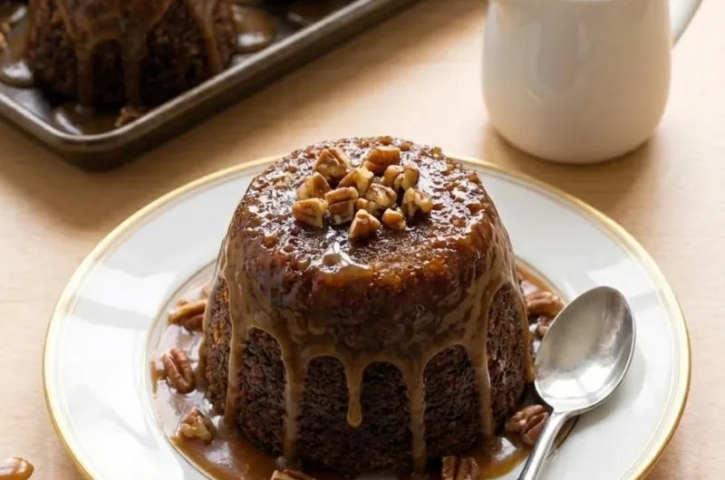 Delia Smith Little Sticky Toffee Puddings with Pecan Toffee Sauce