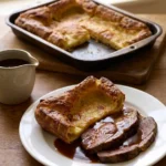 Yorkshire puddings for 6 served with roast beef